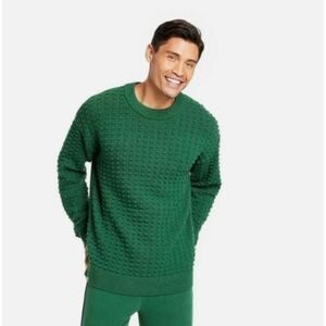Lego x Target Collaboration Green Textured Long Sleeve Sweater Size Small